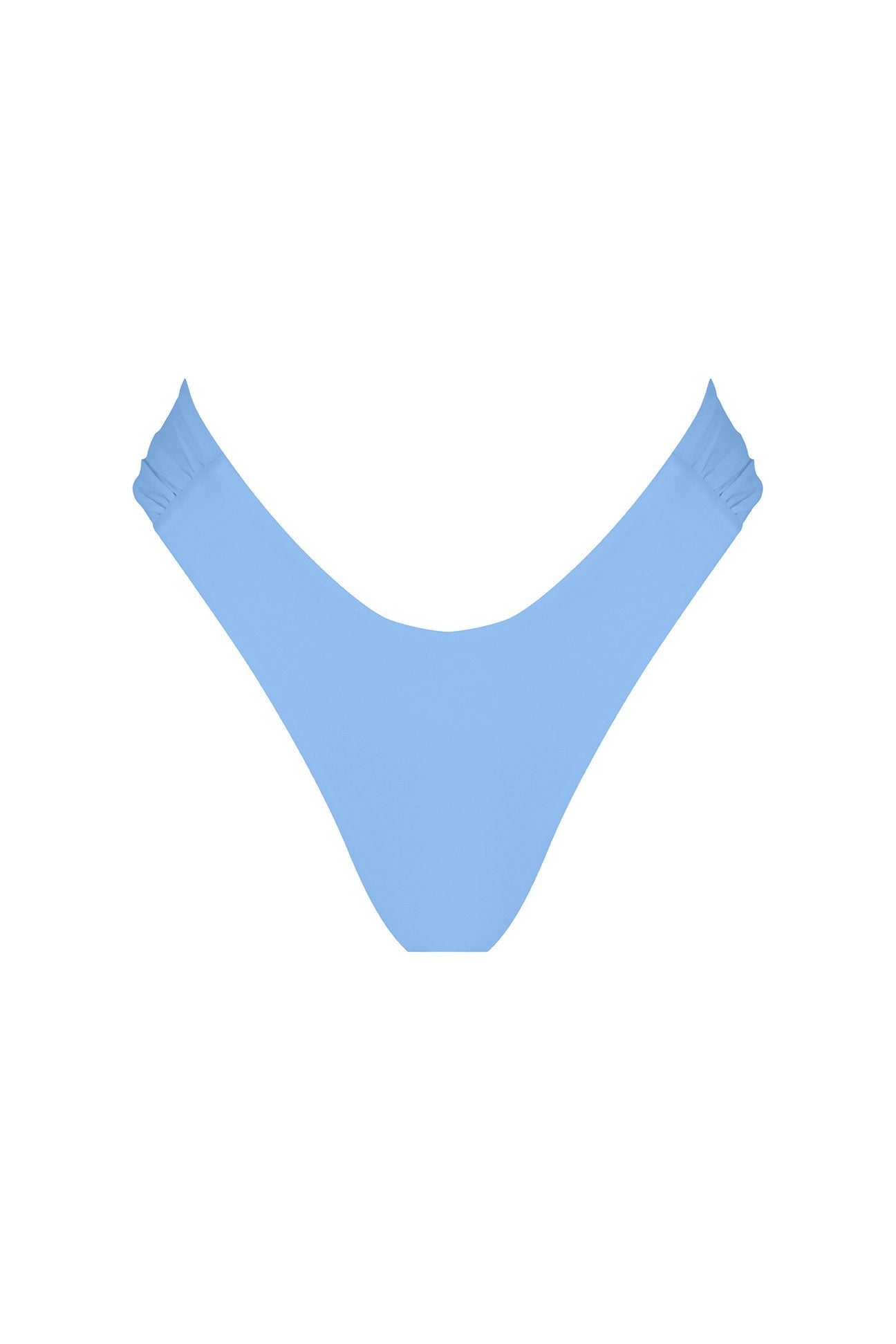 Light blue bikini bottom on a white background