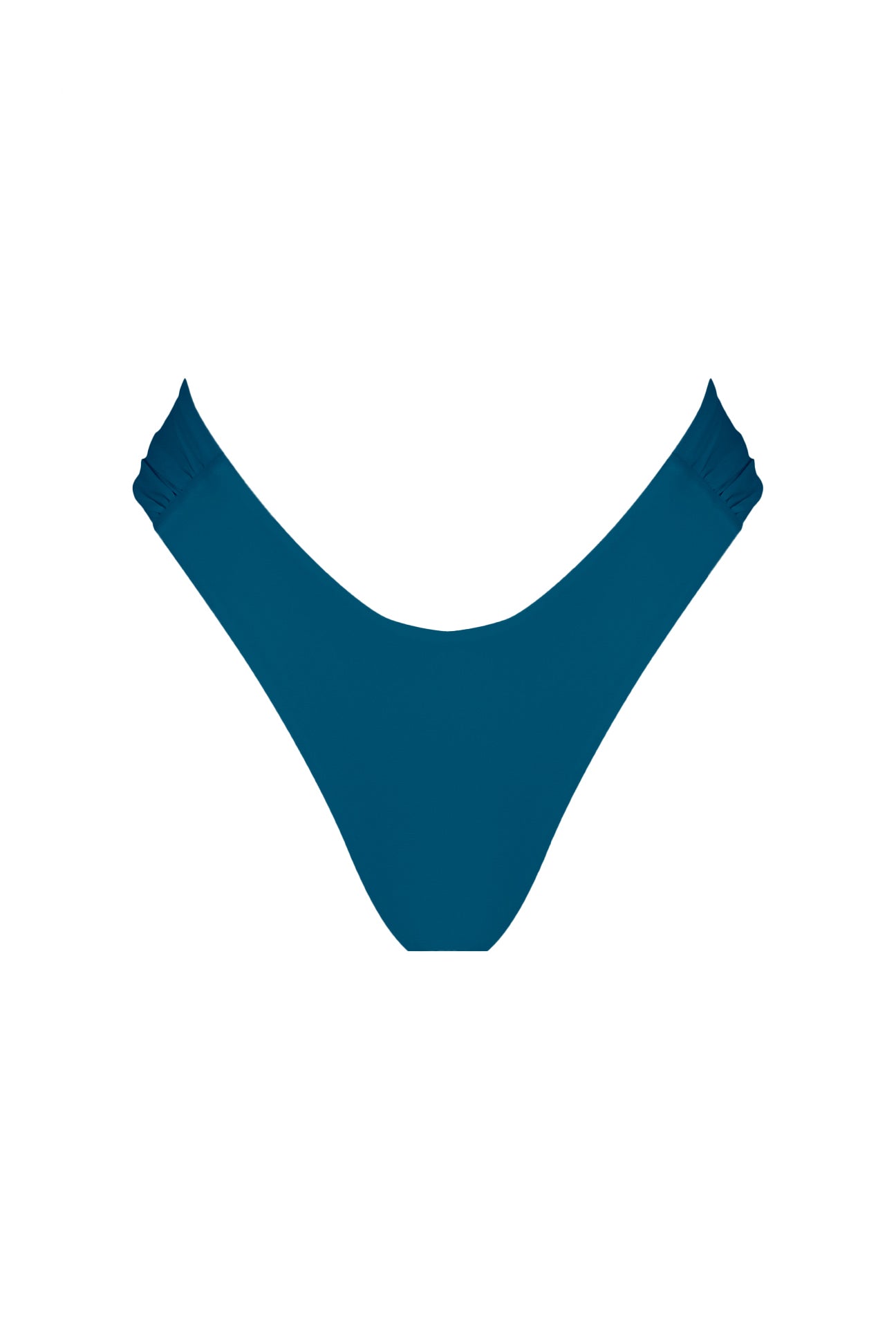 teal bikini bottom on a white background