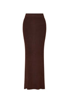 Brown skirt on a white background
