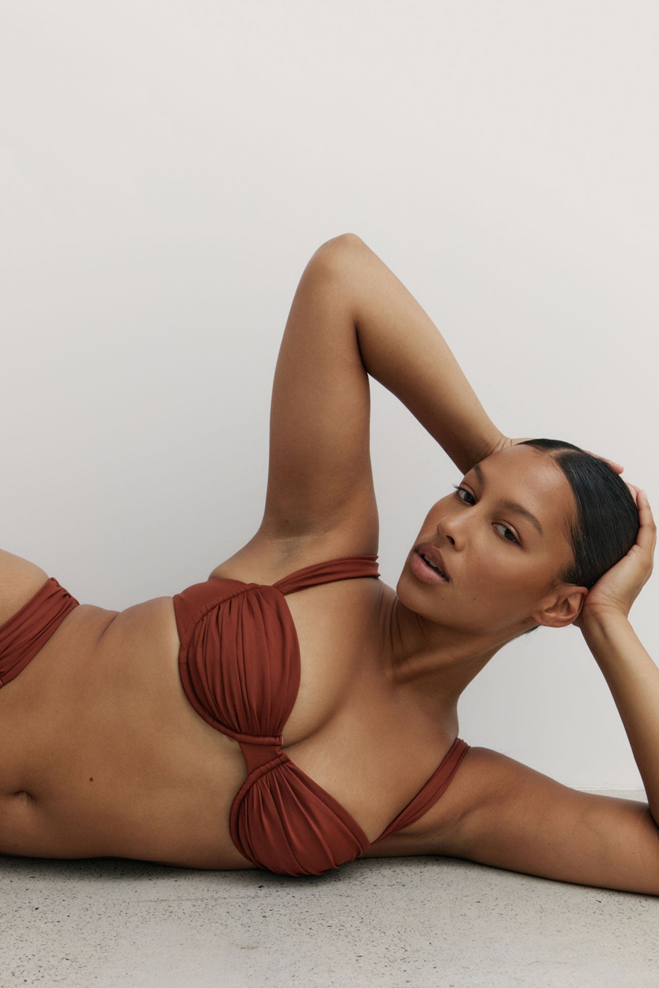 Alora Bikini Top Terracotta — Sylk Swim