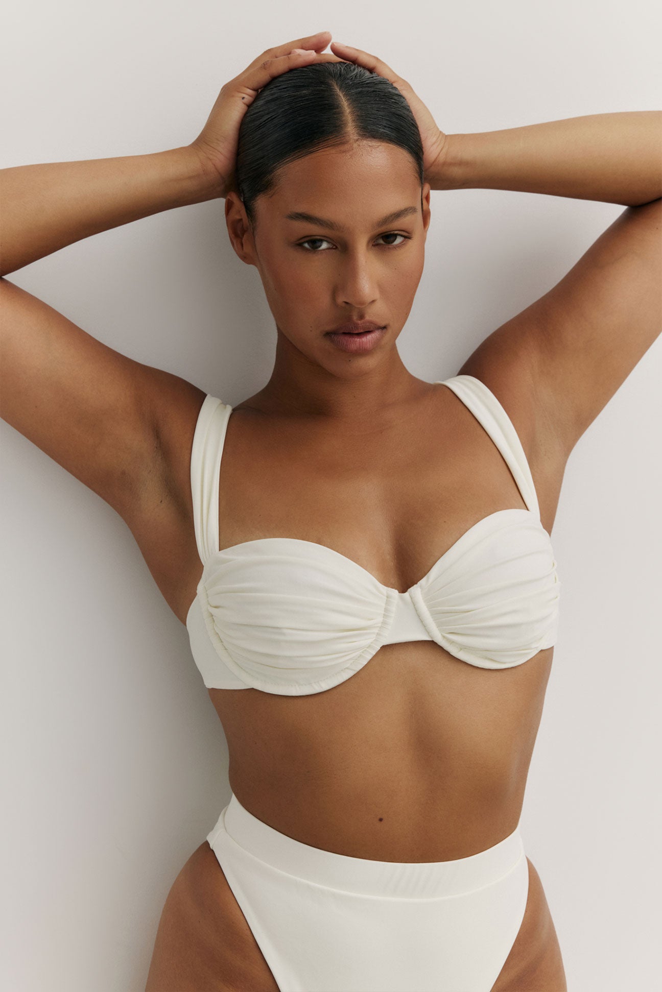 Alora Bikini Top Ivory — Sylk Swim