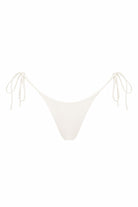 White triangle bikini bottom on a white background
