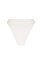 White bikini bottom on a white background