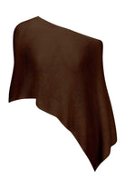 Brown poncho on a white background